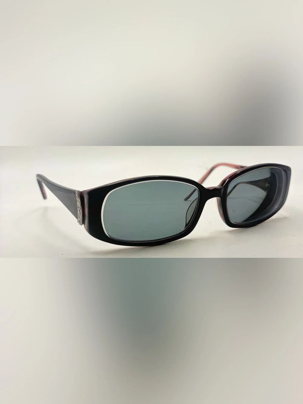 Parke PK6002 Burgundy Oval Sunglasses Frames Only
